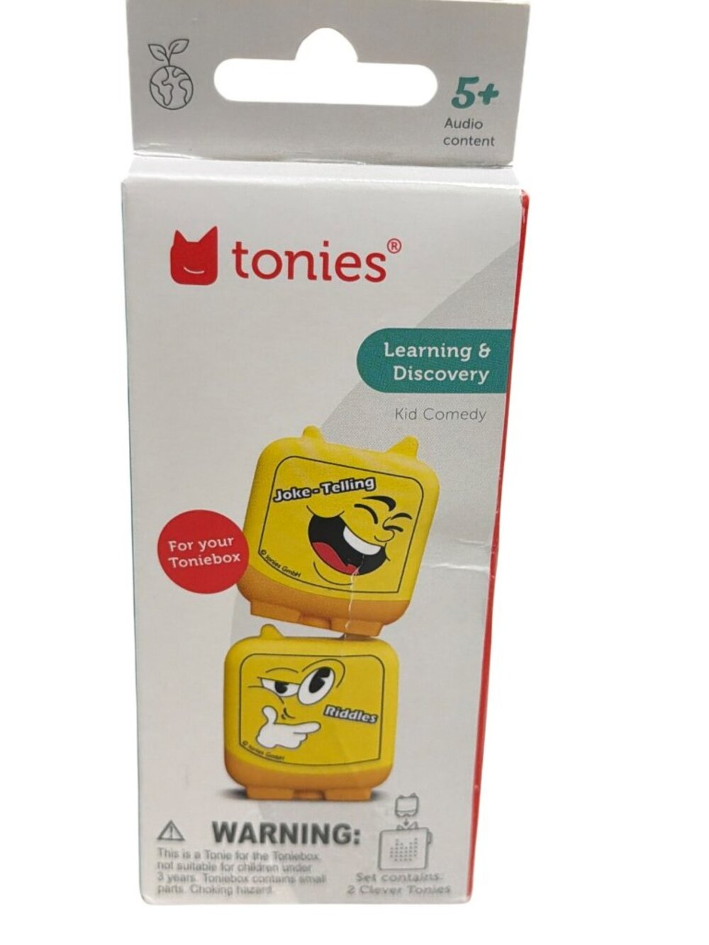 Tonies Kids Comedy Audio Content For Toniebox - Joke-Telling & Riddles - Ages 5+